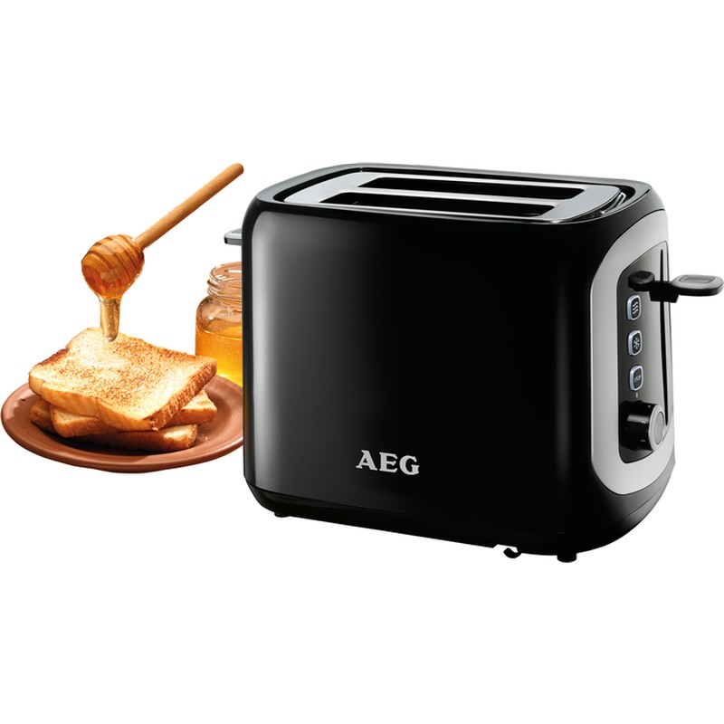 Aeg AT3300 940 W Tostapane Nero Nero/Argento 940 W