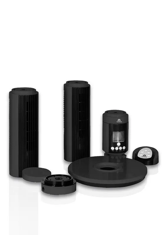 Ventilador de torre 45 w. 2 ventiladores GLAZIAR — Brycus Ventiladores de torre GLAZIAR 2 —