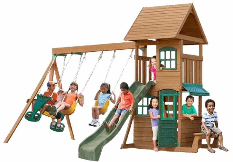 kidkraft windale swing set